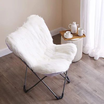 Living Room Chairs | Shop Online at Overstock Dorm Seating, Dorm Chair, College Furniture, Dorm Chairs, Dorm Room Furniture, Dorm Furniture, College Decor, Pink Chair, White Chair