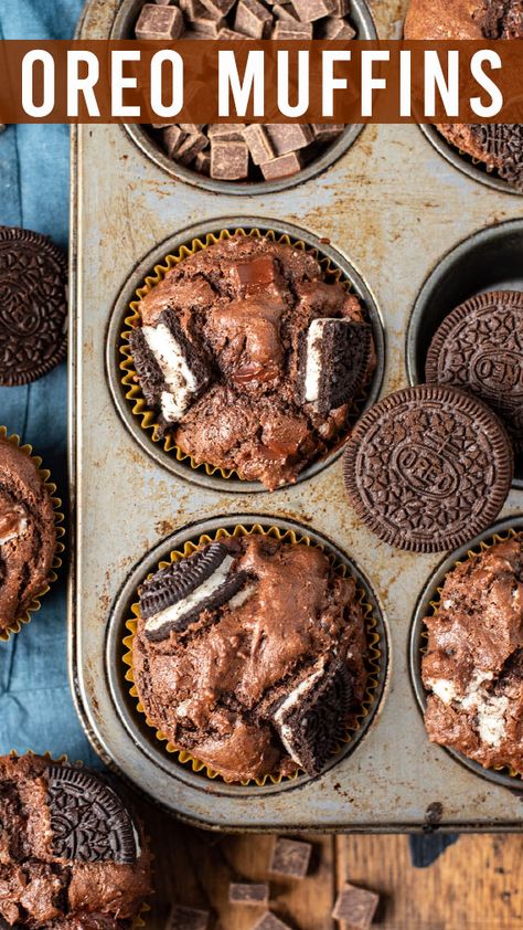 Oreo Muffins, Double Chocolate Chip Muffins, Dark Chocolate Chip Cookies, No Judgement, Levain Bakery, Dark Chocolate Cookies, Double Chocolate Chip Cookies, Oreo Recipes, Oreo Dessert