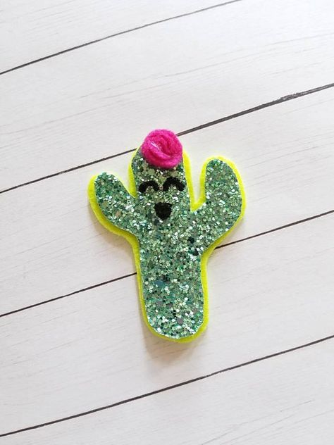 Cactus Headband, Cactus Freshie, Wild Hearts, Hair Clip, Hair Bows, Hair Clips, Baby Gifts, Cactus, Glitter