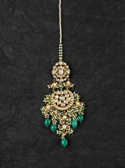 Green Maang Tikka, Maang Tikka Bridal, Kundan Maang Tikka, Mang Tika, Vintage Indian Jewelry, Maang Tikka Set, Tikka Jewelry, Maang Tika, Mang Tikka