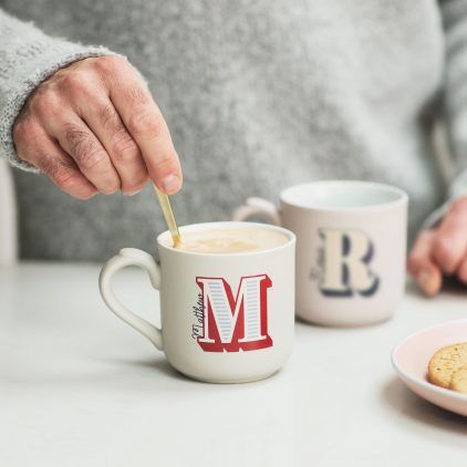 Gifts For Her Archives - Page 2 of 4 - Becky Broome Becky Broome Alphabet Mugs, Letter Mugs, Initial Design, Cursive Font, Tea Lovers Gift, Personalized Letters, Christmas Gifts For Him, A Font, Christmas Gifts For Men