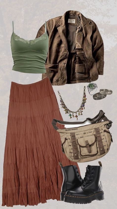 Grunge Hippie Outfits, Grunge Fairy Outfit, Hippie Aesthetic Outfit, Indie Grunge Outfits, Fairy Grunge Outfit, Fairy Outfit, Grunge Outfit, Boho Fairy, Fashion Aesthetics