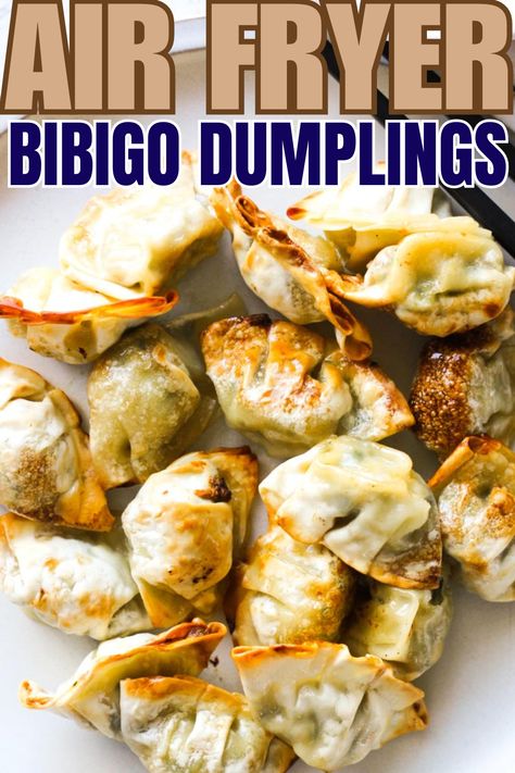 mini dumpling in on the white surface Bibigo Mini Wonton Recipes, Mini Wonton Recipes, Air Fryer Wonton Recipes, Dumplings Air Fryer, Air Fryer Wontons, Air Fryer Chicken Recipes, Air Fryer Recipes Chicken Thighs, Flexitarian Recipes, Instant Pot Pasta Recipe