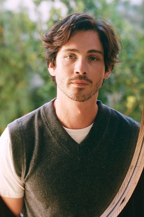 Feminine Men Hairstyles, Logan Lerman Hair, Logan Lerman Long Hair, Longish Hair Men, Men Haircut 2022, Logan Lerman Aesthetic, Mens Long Haircut, Mens Hairstyles Thick Hair, Wavy Hair Men