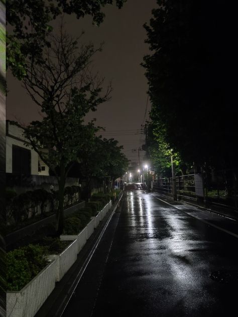 japanese street Rainy Japanese Street, Gloomy Street Aesthetic, Street At Night Aesthetic, Japanese Street Aesthetic, Night Street Aesthetic, Rainy Night Aesthetic, Rainy Street, Rainy Day Aesthetic, I Love Rain