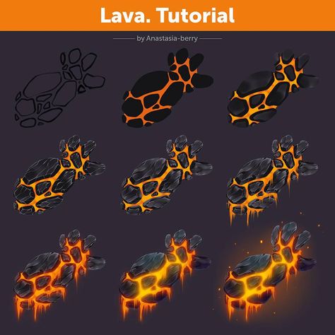 Lava Tutorial, Digital Art Programs, Buku Harry Potter, Digital Painting Techniques, Digital Art Beginner, Concept Art Drawing, Digital Painting Tutorials, Artwork Images, Art Programs