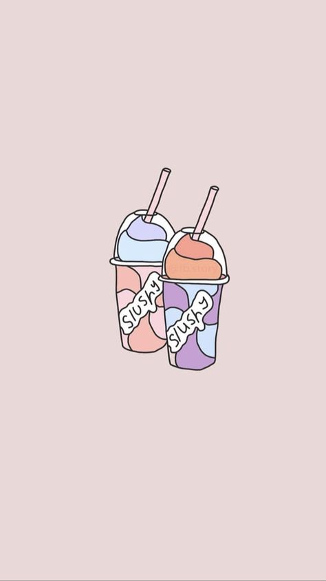 Slushie Tattoo, Slurpee Tattoo, Slushies Aesthetic, Bestie Tattoo, Disney Designs, Aesthetic Desktop Wallpaper, Art Drawings Sketches Creative, Slushies, Screen Wallpaper