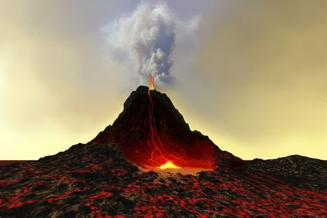 Get facts about composite volcanoes, also known as stratovolcanoes. Learn about their composition, formation, and the nature of their eruptions. Active Volcano, Volcano, The Sky