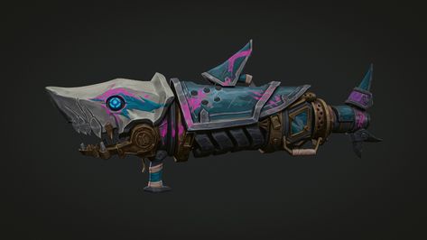 Fishbones Arcane, Jinx Rocket Launcher Arcane, Jinx Arcane Drawing Reference, Arcane Prop Design, Jinx Arcane Mask, Arcane Tattoo, Jinx Arcane Character Design, Jinx Concept Art Arcane, Jinx Lol Arcane Boots