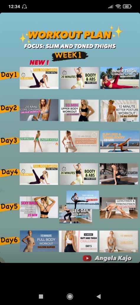 Thigh Workout Challenge, Full Body Workout Program, Kpop Workout, Hourglass Workout, Tone Thighs, Time Table, Beauty Finds, Thigh Exercises, Weights Workout