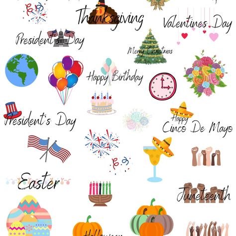 Holiday Stickers Planner, Digital Calendar Stickers, 2023 Planner, Digital Aesthetic, Free Planner Stickers, Stickers Png, Goodnotes Stickers, Digital Planner Stickers, Digital Calendar