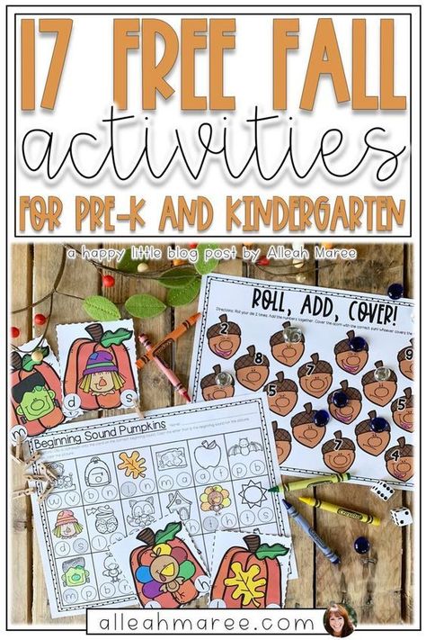 Happy fall, teacher friend! Since fall is my very favorite season and I have so many super sweet teacher-mama friends who have some great freebies for fall, I wanted to share them with you! Click the linked title of each freebie to go directly to it. Free Fall Activities, Thanksgiving Activities For Kindergarten, Fall Classroom Activities, Thanksgiving Activities Preschool, Fall Centers, Kindergarten Freebies, Fall Classroom, Fall Preschool Activities, Fall Lessons