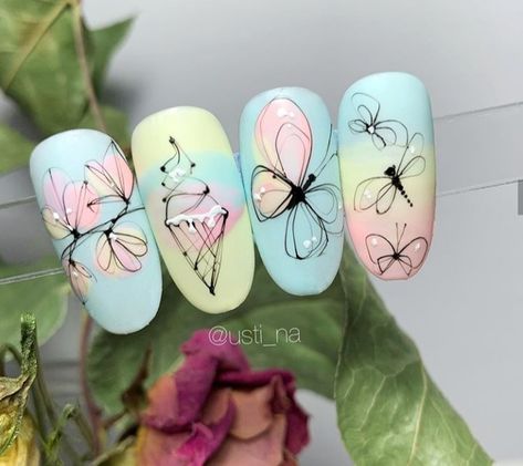 Spider Gel, Animal Nail Art, Stylish Nails Designs, Nail Art Designs Videos, Manicure Ideas, I Love Nails, Nail Art Rhinestones, Pastel Nails, Gel Nail Designs