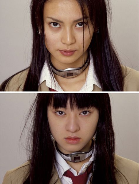 Chiaki Kuriyama Battle Royale, Battle Royale 2000, Chiaki Kuriyama, Japanese Movies, Battle Royal, Aesthetic Japan, Kill Bill, Cinematic Photography, Battle Royale