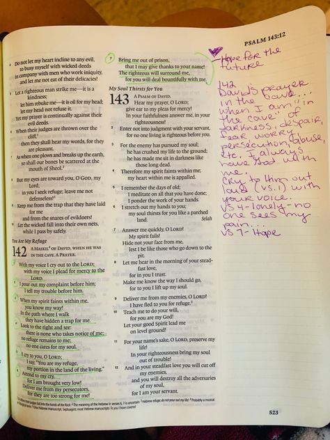 Psalm 142, Psalm 143, Walking With God, Real Relationships, Alone Time, Give Thanks, Bible Journaling, Out Loud, Psalms