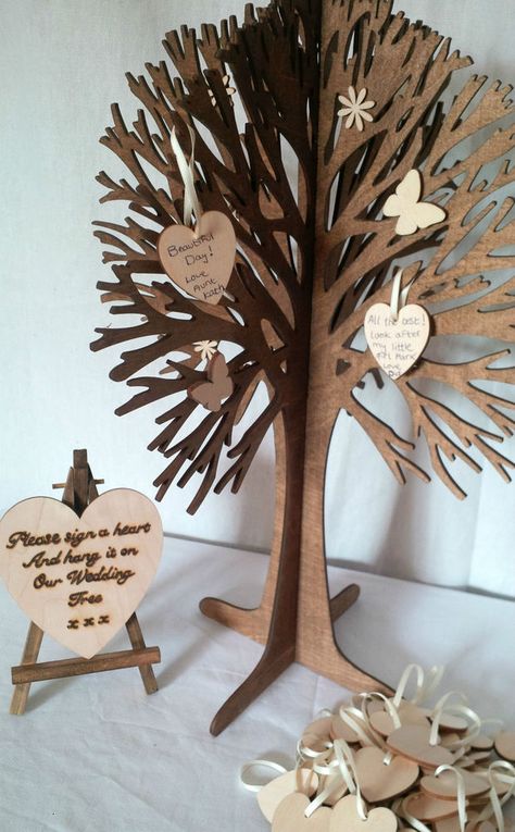 Personalised Wooden Guestbook Wishing Tree - must twine wrap some pens to go with this Tree Guest Book, Alternative Wedding Guest Book, Guest Book Tree, Wedding Tree Guest Book, Wedding Tree, Wooden Guest Book, Personalised Guest Book, Wood Guest Book, Wishing Tree