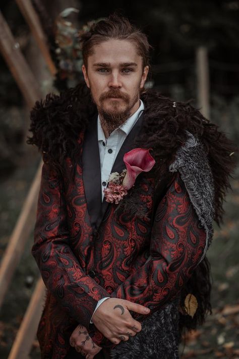 Viking Groomsmen Attire, Norse Groom Attire, Viking Wedding Tuxedo, Viking Wedding Outfit Men, Viking Wedding Groom, Fantasy Wedding Groom Outfit, Viking Wedding Suit, Mens Viking Wedding Attire, Fantasy Groom Attire