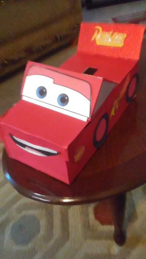 Blaze Valentines Day Boxes, Shoe Box Decorating Ideas For Boyfriend, Cars Valentine Box Ideas, Lightning Mcqueen Valentines Boxes, Hot Wheels Valentine Box Ideas, Hot Wheel Valentine Box Ideas, Truck Valentines Boxes, Valentines Box Ideas For Boys, Boy Valentines Boxes Diy