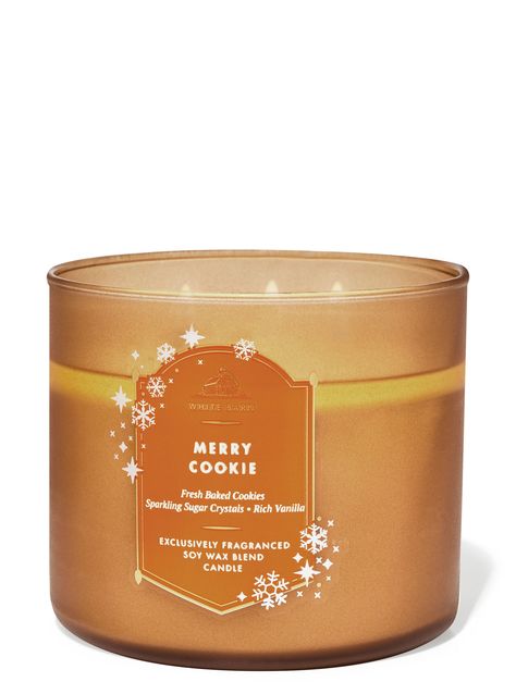 What it does: delivers an amazing, room-filling fragrance experience. Candle Bath And Body Works, Candle Bath, Candle Cookies, Christmas Scented Candles, Lip Gloss Balm, Fresh Baked Cookies, Fragrance Ingredients, Body Lotion Cream, Sugar Crystals