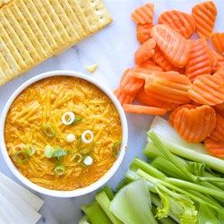 Buffalo Chicken Dip - Allrecipes.com Chicken Dip Recipe, Buffalo Chicken Dip Recipe, Buffalo Chicken Wings, Chicken Dip, Cream Cheese Chicken, Chicken Dips, Fresh Chicken, Buffalo Chicken Dip, All Recipes