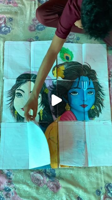 sachin_artist_ on Instagram: "🥰Radhe Radhe 🥰…

#reels #reelsinstagram #art #drawing #sachin_artss_001 #artist #viral #krishna #painting #tranding #notbook #drawing" Radhe Krishna Drawing, Krishna Drawing, Radhe Radhe, Krishna Painting, Krishna Art, Radhe Krishna, Art Drawing, Krishna, Drawings