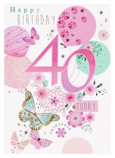 Lynn Horrabin | Advocate Art Birthday 40 Woman, 40th Birthday Images, 60th Birthday Wishes, Happy Birthday 40, Birthday Best Wishes, Birthday Ecard, Happy Birthday Ecard, Happy Birthday Today, Birthday Wishes Cake