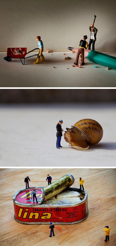 Little People Miniature Calendar, Miniature People, Miniature Photography, Tiny People, Tiny World, Montage Photo, Mini Things, Miniature Figurines, Toys Photography