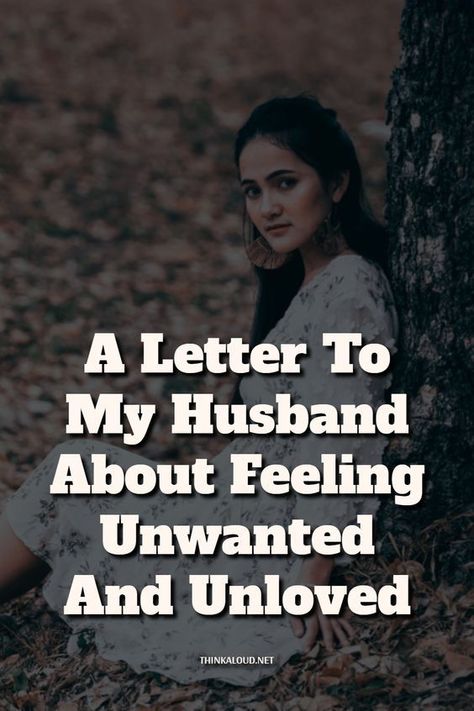 Sometimes, you just have to write things down to really face the truth. And that’s why I’m going to write a letter to my husband about feeling unwanted… and unloved. Who’d want to write a letter to a husband about feeling unwanted? Well, a woman who doesn’t feel desirable in her husband’s life anymore… #thinkaloud #pasts #properly #lovequotes #love #loveit #lovely #loveher #loveyou #loveyourself #lovehim #adorable #amor #life #bae #beautiful #couple #coupleblog Feeling Unwanted Quotes Heart, Feeling Unappreciated Quotes Husband, Husband Makes Me Feel Unwanted, Feeling Unwanted Quotes Marriage, Letter To My Husband Feelings, Unaffectionate Husband, I Just Want To Feel Pretty, I Want To Feel Wanted Quotes, Want To Feel Wanted Quotes