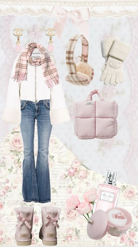 ୨୧ Coquette outfit inspo ୨୧ Romantic Outfit Winter, Winter Outfit For Women, Coquette Outfit Ideas, Coquette Winter, Coquette Outfit, Cute Christmas Outfits, Outfit For Women, Cozy Winter Outfits, Pink Coquette