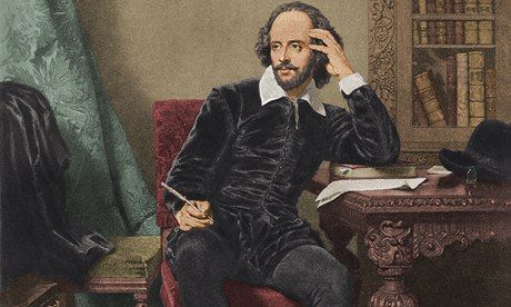 A picture from around 1600 of Shakespeare at work. Photograph: Stock Montage/Getty Images Romeo Ve Juliet, Debate Topics, Shakespeare Sonnets, Drama School, English Major, British Council, Summer School, William Shakespeare, Smart People