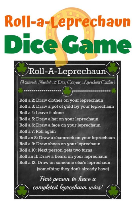 March Activity Ideas For Seniors, March Games, Leprechaun Games, Activity Dice, Toddler Craft, March Activities, St Patrick Day Activities, Pinterest Crafts, Celebration Ideas