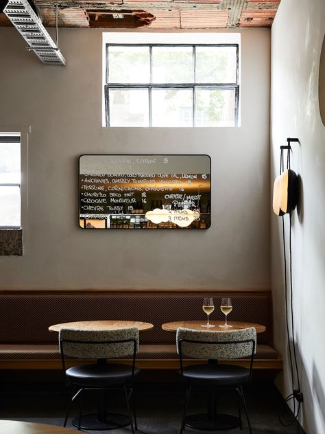 Little Prince Wine, Melbourne Wine Bar Design, Cities To Visit, Est Living, Porcelain Wall Tile, Bentwood Chairs, Wine Design, Hospitality Projects, Drinks Design, Wine Store