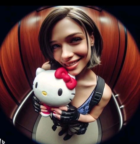 Jill Valentine Funny, Jill Valentine Wallpapers, Jill Valentine Pfp, Valentine Hello Kitty, Resident Evil Icons, Resident Evil Jill Valentine, Resident Evil Pfp, Jill Valentine Cosplay, Jill Valentine Icon