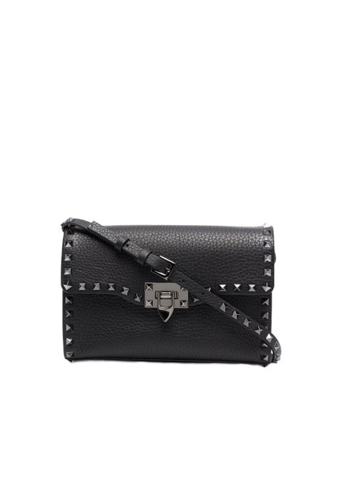 Valentino Crossbody Bag, Valentino Bag, Valentino Garavani Bag, Crossbody Bag Black, Monochrome Fashion, Black Tweed, Fame Dr, Black Leather Crossbody Bag, Valentino Rockstud