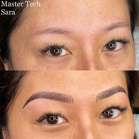 PMU artists love to experiment and over the years, they’ve developed different types of microblading that give slightly different results. Let’s go through 4 techniques that can give you hair stroke brows, plus some patterns. Types Of Microblading, Microblading Patterns, Combo Brows Microblading, Combo Brows, Brow Lash, Makeup Obsession, Acupuncture, Microblading, Different Types