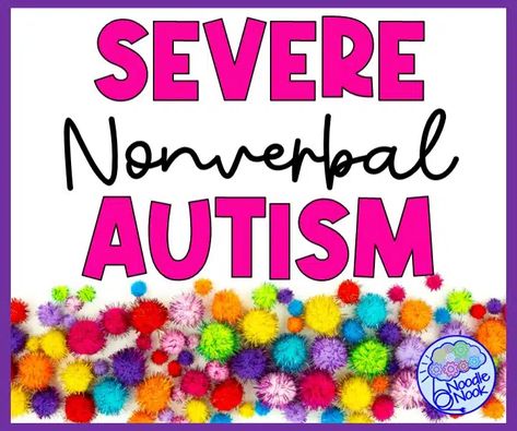 Activities For Nonverbal Children, Activities For Nonverbal Students, Nonverbal Activities, Asd Activities, Sensory Classroom, Asd Classroom, Classroom Strategies, Teaching Special Education, Nonverbal Communication