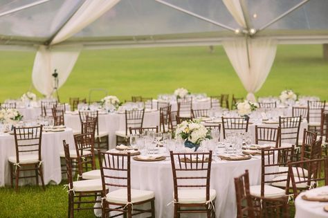 Fruitwood Chiavari Chairs with Round tables and Ivory linens ... Fruitwood Chiavari Chairs Wedding, Chiavari Chairs Wedding, Chairs Wedding, Herman Miller Chair Eames, Chair Inspiration, Round Tables, Chiavari Chairs, Romantic Country, Tables And Chairs