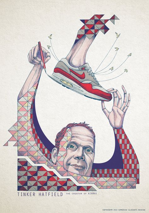 Creator of Air Max ─ Tinker Hatfield on Behance Airmax Women, Air Max Outfit, Tinker Hatfield, Visual Literacy, Nike Design, Air Max Day, Sneaker Art, Visual Journal, Lps