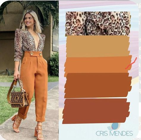 Fashion Color Combos, Fashion Color Hair, Best Blonde Hair Color, Orange Pants Outfit, Best Blonde Hair, Leopard Print Outfits, Colour Combinations Fashion, Color Combos Outfit, Gray Fashion