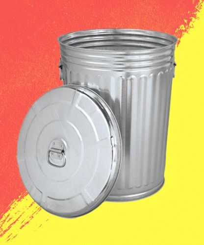 We have mixed feelings about this weird new food prep method Galvanized Trash Can, Metal Trash Cans, Metal Pail, Trash Can With Lid, Kitchen Trash Cans, Garbage Can, Galvanized Metal, Waste Basket, Galvanized Steel