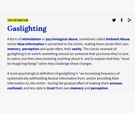 Forms Of Narcissism, Definition Of Gaslighting, Gaslighting Definition, School Jobs, Co Parenting, Toxic Relationships, Coping Skills, Narcissism, Mental Wellness