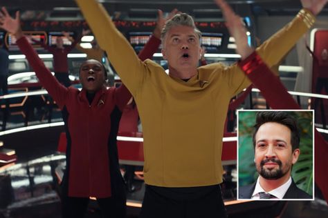 ‘Star Trek: Strange New Worlds’ Musical: Lin-Manuel Miranda, ‘Picard’ – TVLine Michelle Hurd, Star Trek Strange New Worlds, Strange New Worlds, Manuel Miranda, Lin Manuel Miranda, Lin Manuel, Buffy The Vampire, Know Nothing, Executive Producer