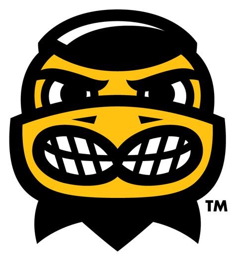 Iowa Hawkeyes Logo Mascot Logo (2013-Pres) - Herky Head mascot logo. SportsLogos.Net Herky The Hawkeye, Hawkeye Costume, Sports Cookies, Iowa Hawkeye, Logo Mascot, Mama Bird, Word Mark Logo, Virtual Museum, Sports Logos