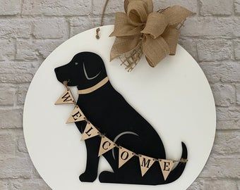 Red Truck Door Hanger, 3 Wreaths, Dog Door Hanger, Truck Door Hanger, Paw Pad, Valentines Door Hanger, Welcome Door Hanger, Idee Cricut, Sign Business