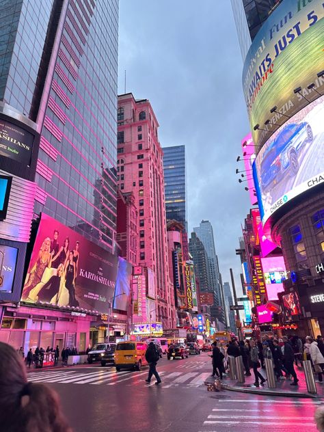 At Night, Times Square, York City, New York City, Neon, New York, Square