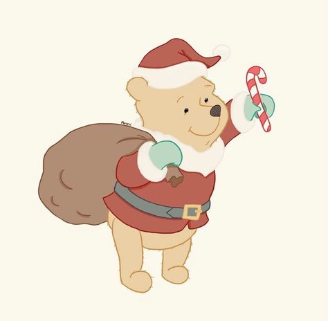 Minimalista Disney, Winnie Poo, Disney Characters Christmas, Winnie The Pooh Drawing, Winnie The Pooh Halloween, Pooh Christmas, Disney Best Friends, Winnie The Pooh Pictures, Winnie The Pooh Christmas