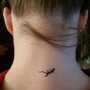 50  Best Lizard Tattoo Designs & Ideas Tattoo Lizard, Gecko Tattoo, Tattoo Sonne, Tattoos Tiny, Tattoos Set, Minimalist Tattoo Meaning, Lizard Tattoo, Paris Tattoo, Typography Tattoo