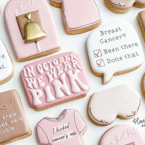 End Of Chemo Party Ideas, Chemo Party, Survivor Party, Cookies Theme, Ring The Bell, Themed Cookies, Royal Icing Recipe, Sugar Cookie Designs, Cookie Inspiration