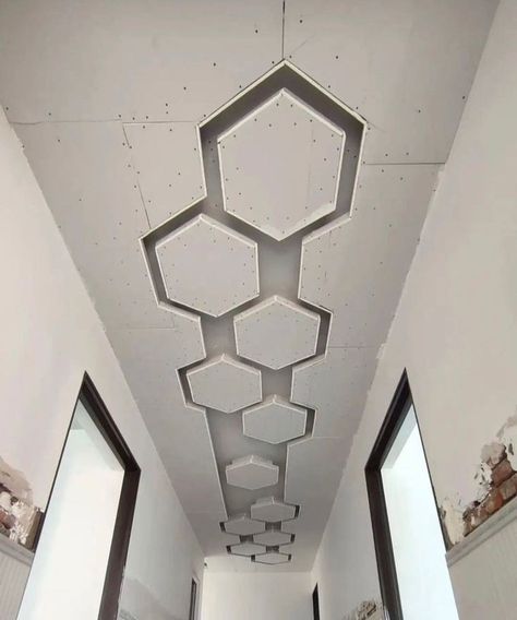 Hallway Ceiling Design, Porch Ceiling Design, Gypsum Design, Gypsum Ceiling Design, Hallway Ceiling, Simple Ceiling Design, Cornice Design, Textured Wall Panels, New Ceiling Design