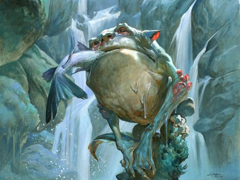 ArtStation - Slippery Bogle, Jesper Ejsing Jesper Ejsing, Mtg Art, Travel Drawing, Fantasy Monster, Creature Concept Art, Creature Concept, Fantasy Inspiration, Fantasy Illustration, Fantastic Art